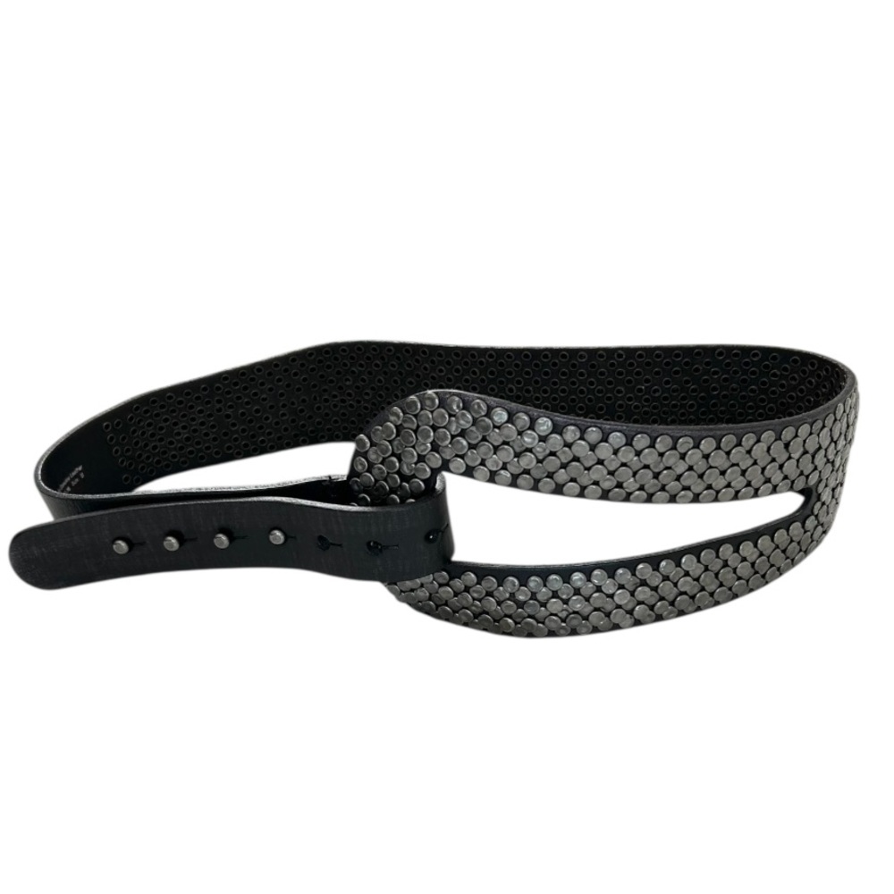 Joe’s Jeans Black Studded Leather Belt